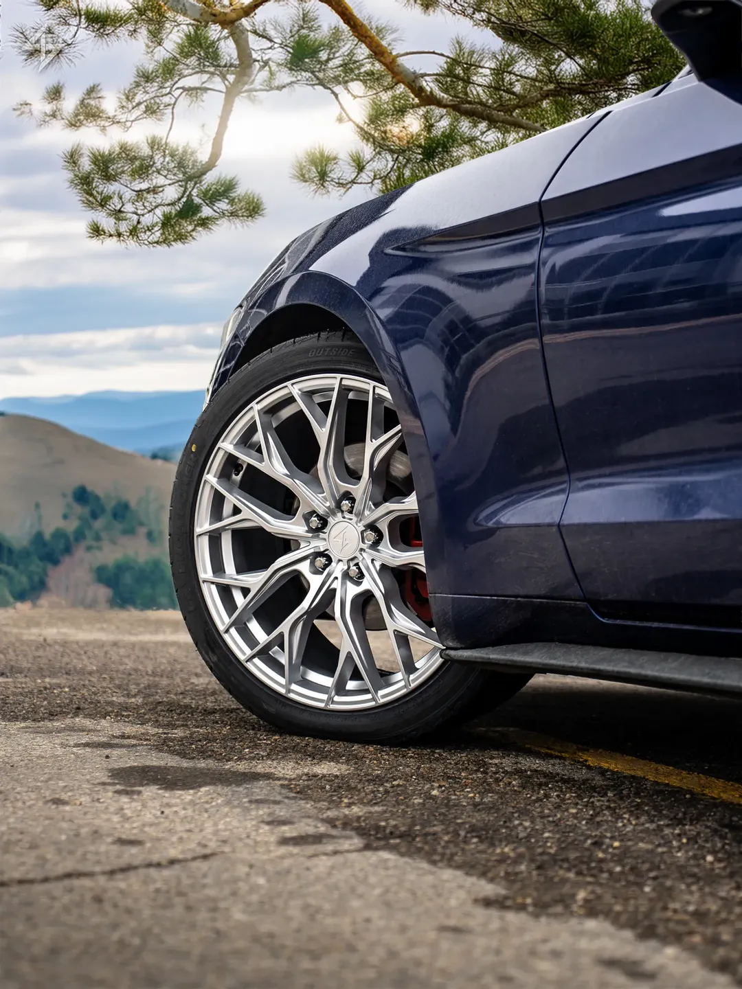 Roues Sentali Breakout sur le véhicule d'un client