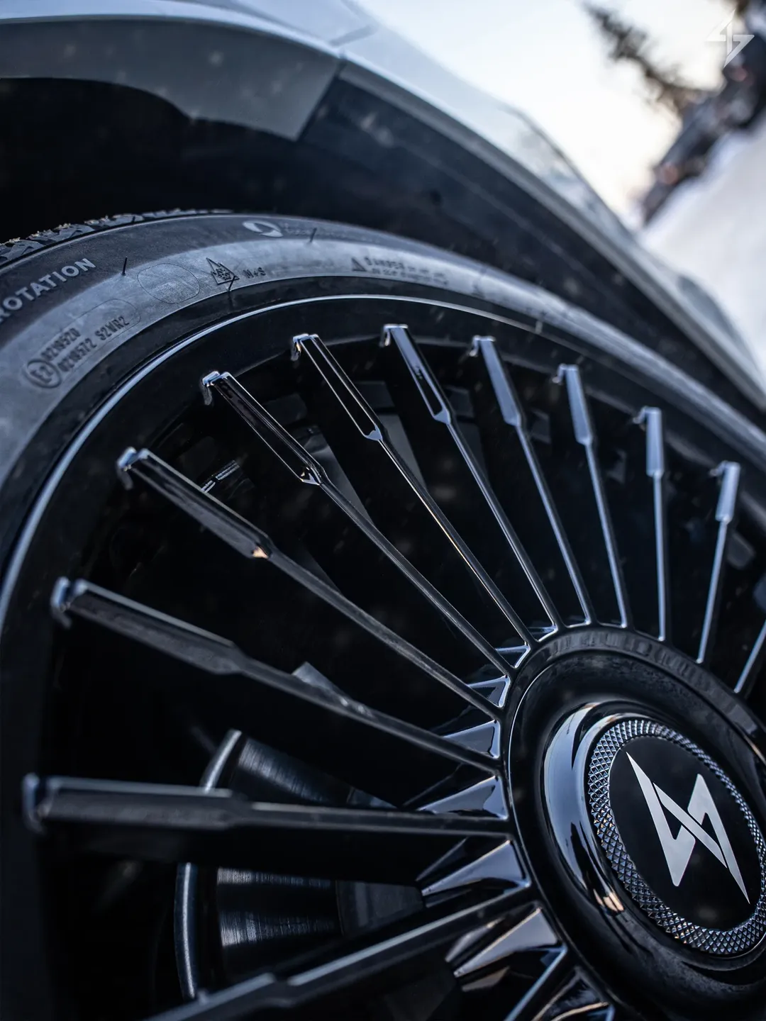 Roues Sentali Royale sur le véhicule d'un client