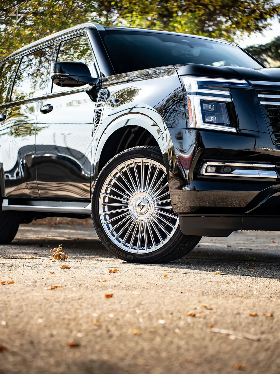 Roues Sentali Spectre sur le véhicule d'un client