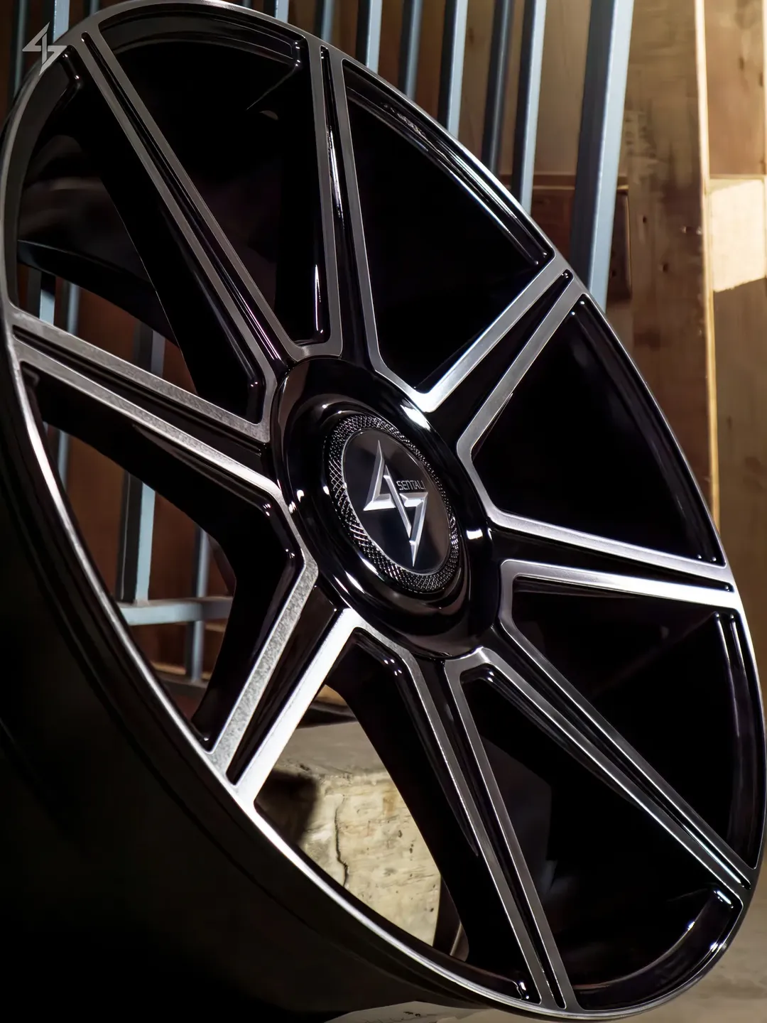 Roues Sentali Aristocrat sur le véhicule d'un client