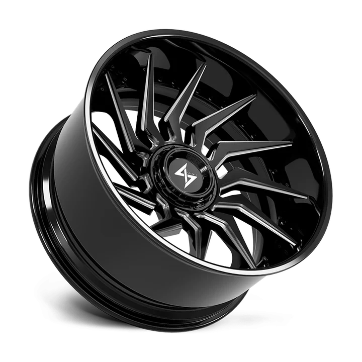 Sentali BFX-4, fini Noir lustré fraisé à lèvre noir lustré