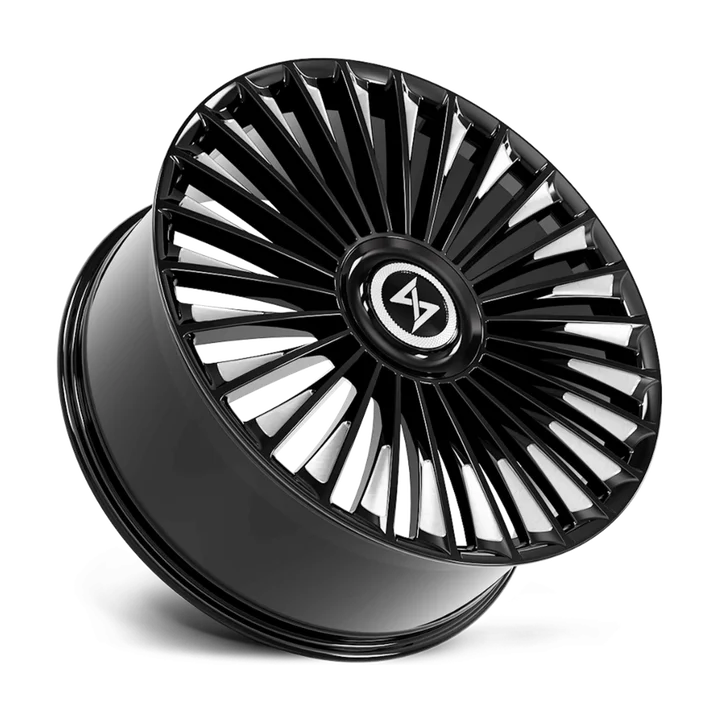 Sentali Turbine, fini Noir lustré à pointes fraisées